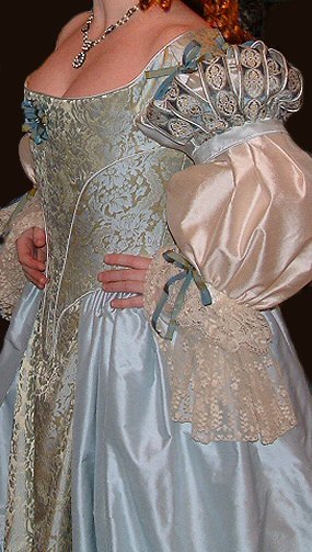 Image of an 17th century wedding dress