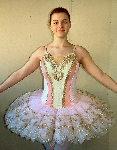 Aurora tutu designed for Harlow Ballet's Sleeping Beauty