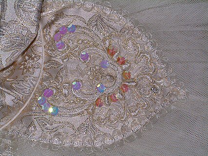 detail of skirt and bodice embellishment